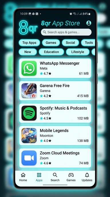 Aplikasi Populer & Kanal Uji di 8qr — Temukan Pusat Akses Terbaik!