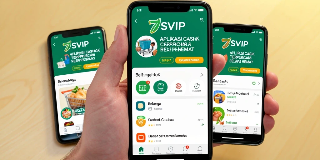 Tampilan antarmuka aplikasi 7SVIP dengan fitur Cashback yang menarik.