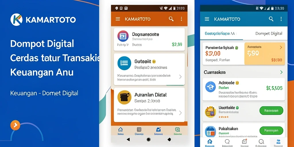 Tampilan antarmuka KAMARTOTO yang modern dan user-friendly.
